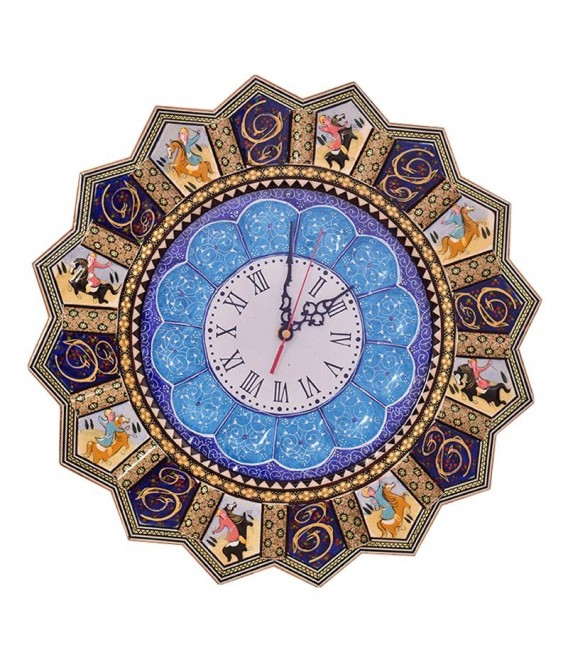 Khatamkari clock 