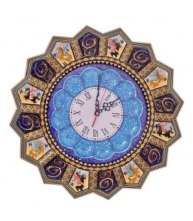 Khatamkari clock 