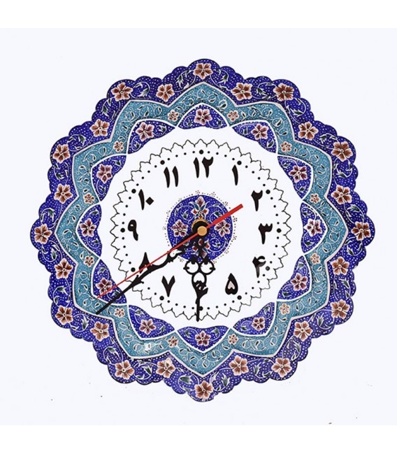 Minakari clock