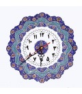 Minakari clock 25 cm
