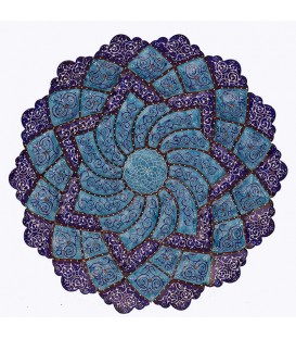 Assiette émaillée d'Ispahan