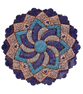 Minakari plate 30 cm arabesque khatai