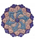 Minakari plate artiste Parhizkar diameter 20 cm