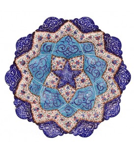 Minakari plate 16 cm