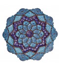 Minakari plate arabesque khatai diameter 16 cm