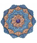 Minakari plate artiste Parhizkar diameter 16 cm