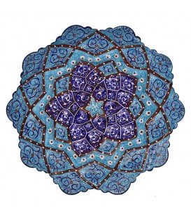 Assiette émaillée d'Ispahan