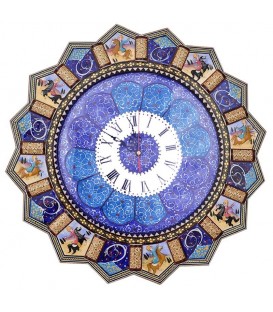 Horloge en khatamkari 