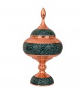 Turquoise inlaying candy bowl 30 cm