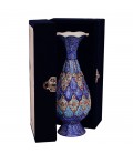 Vase émaillé 20 cm arabesque khatai