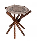 Wooden table legs for ghalamzani copper tray 40 cm